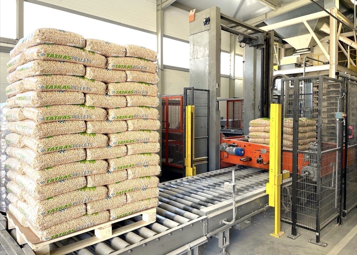 Pellet TATRAS - paleta i&nbsp;produkcja